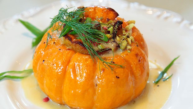 Roasted Whole Baby Pumpkins