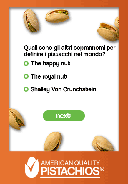 Get a taste! Pistachio Trivia - Nickname